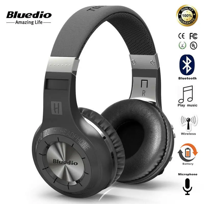 Bluedio Беспроводные стереонаушники Hurricane HT Bluetooth 4 1 игровая спортивная Гарнитура Hi Fi