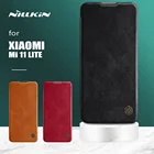 Чехол-книжка Nillkin для Xiaomi Mi 11 Lite 5G, кожа, ультратонкий, с отделением для карт