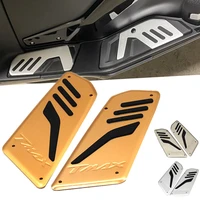 motorcycle cnc front rear footrest foot rest pad mat footboard for yamaha tmax 530 dx sx 2017 2021 tmax560 tech max 2019 2021