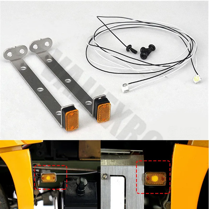 Индикаторный светильник для Tamiya 1/14 весы дистанционного управления Scania трактор