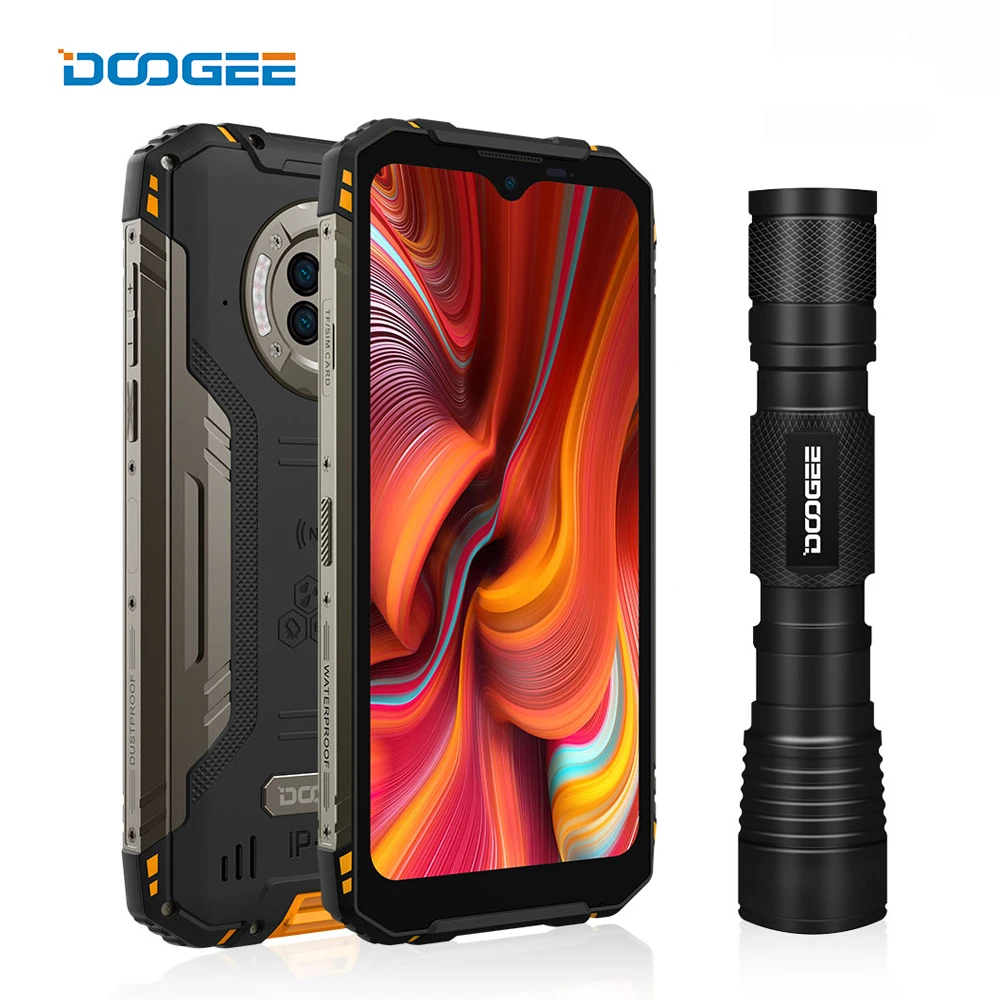 Фонарик Для DOOGEE S96 Pro высокомощный военный тактический ИК светодиодный