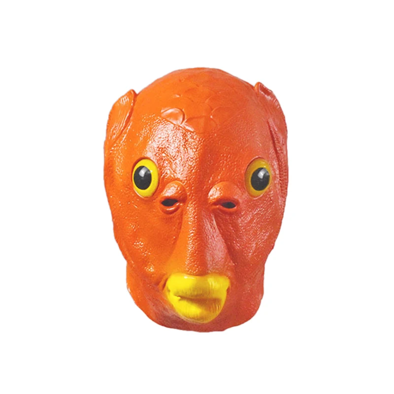 

1pcs Green Fish Mermaid Monster Mask Monster Fish Sugar Glue Animal Headgear Green Fish Headgear Mask Kids Toys Gag Toys