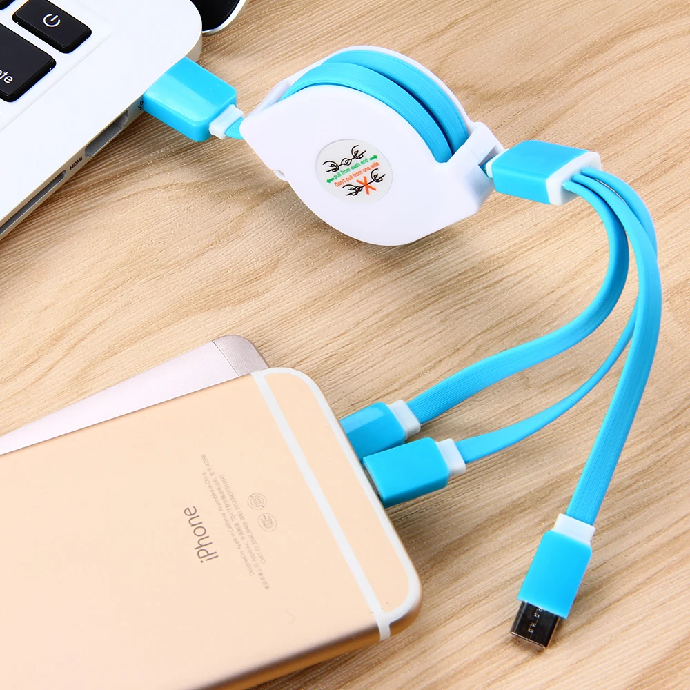 Портативное зарядное устройство Wonderlife 3 в 1 с USB-кабелем для iPhone Android Type-C |