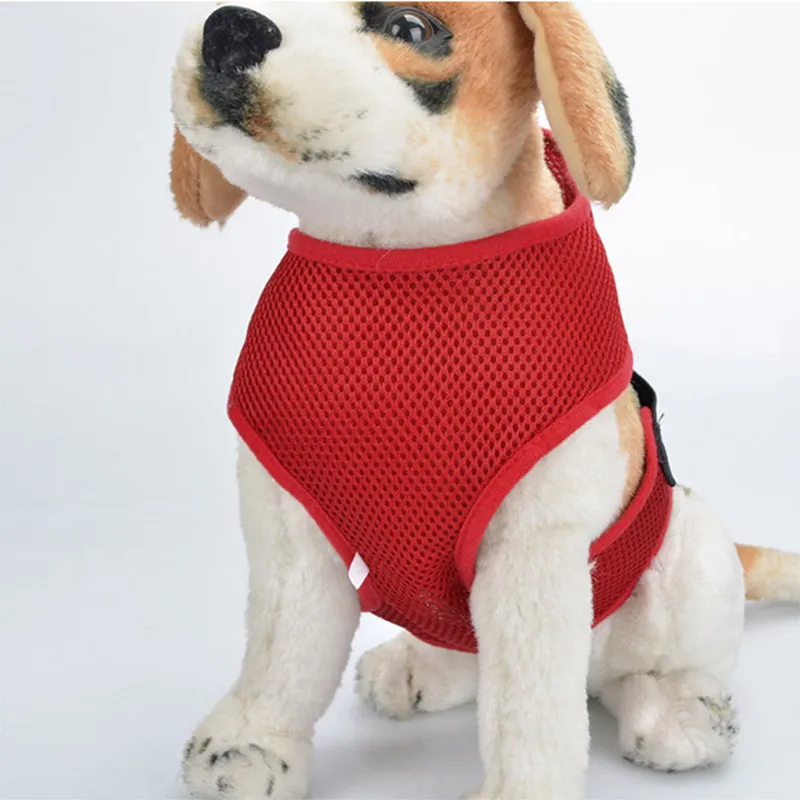 Регулируемая удобная мягкая воздухопроницаемая шлейка для собак жилет домашних