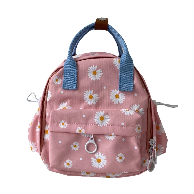

Children's Daisy Print Cute Backpacks Girls Small School Bags Outing Lightweight Mini Backpacks Small Kids Multifunction Bagpack