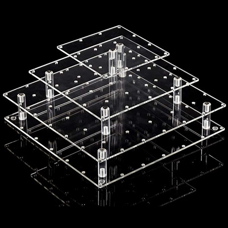 

808B Square 56 Holes Lollipop Stand Display Clear Acrylic 3 Tier Lollipop Holder Base