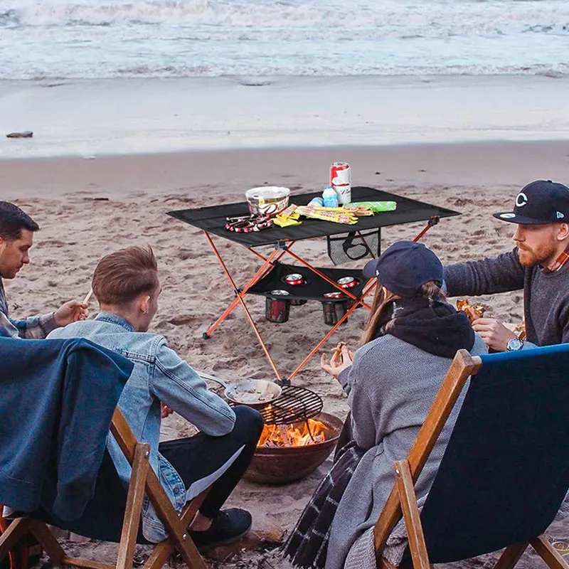 

Portable Foldable Table Outdoor Camping Ultralight Aluminum Table BBQ Picnic 6061 Hiking Desk Fishing Ultra Light Folding Desk