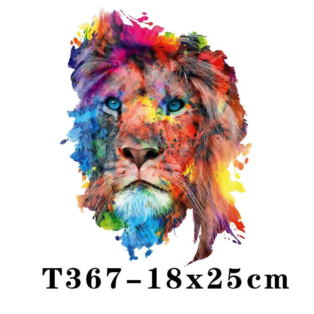 Термонаклейка сделай сам с изображением мультяшных животных нашивка для одежды