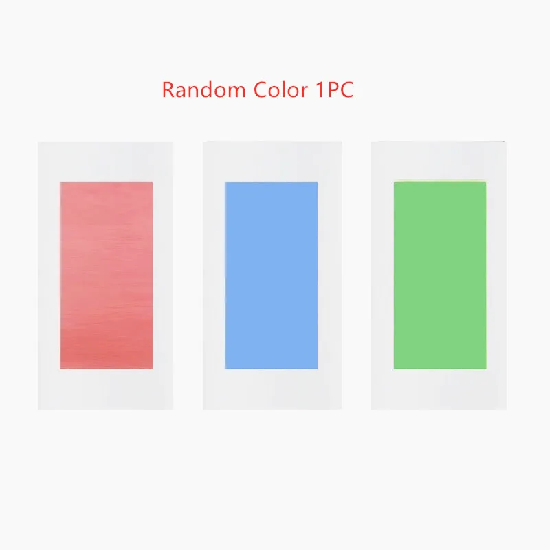 1pc Random color 20 шт = 10 листов, летняя профессиональная эпиляция, восковые полоски для депиляции, двухсторонняя холодная Восковая бумага для бикини, ног, тела, лица - Цвет: 1pc Random color