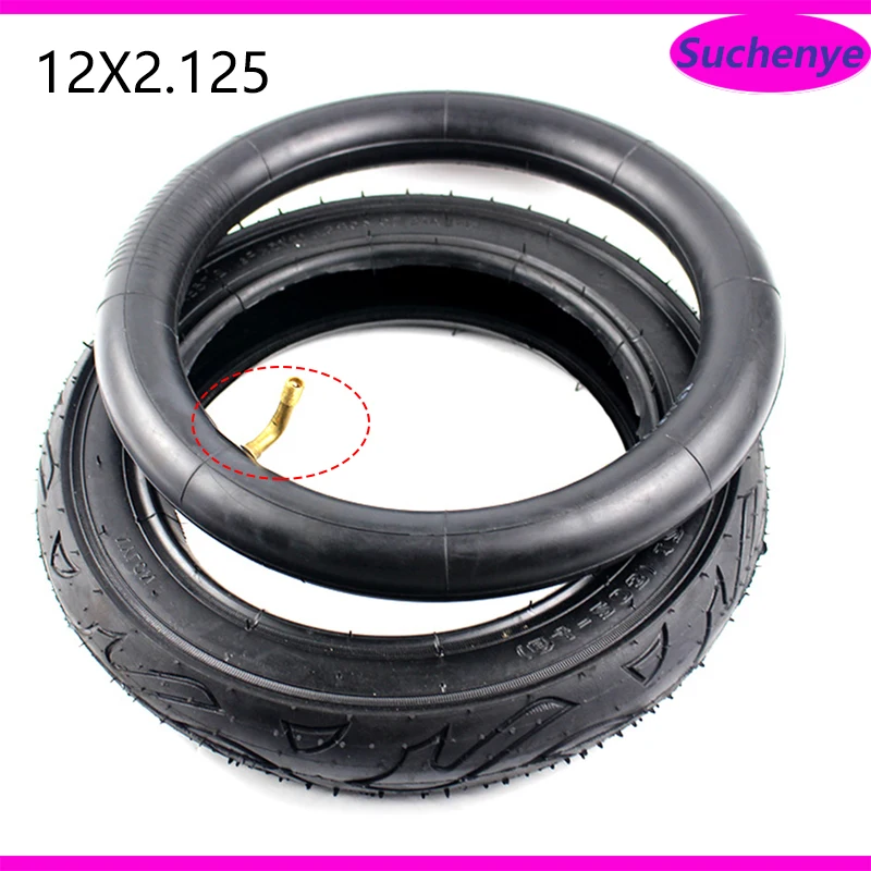 

12 inch 12x2.125 Pneumatic tire Outer Tire and Inner Tire for Bike Stroller Urban Electric Scoote Tire 12*2.125 Tire