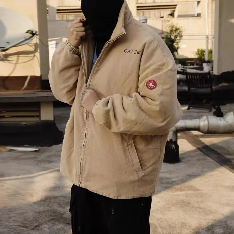 

Corduroy CAVEMPT C.E Vintage JACKET Men 1:1 Top Quality Heavy Fabric Zipper Cav Empt Fashion Women Coats Outerwear Male Clothes