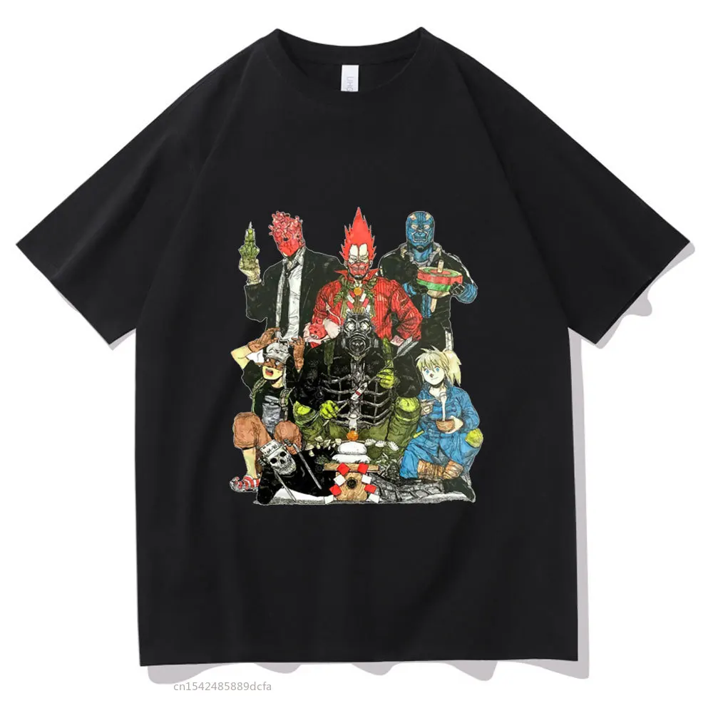 Anime Dorohedoro Character Fashion Graphics Print Tshirt Oversize Cartoons Kawaii Tee Shirt Tops