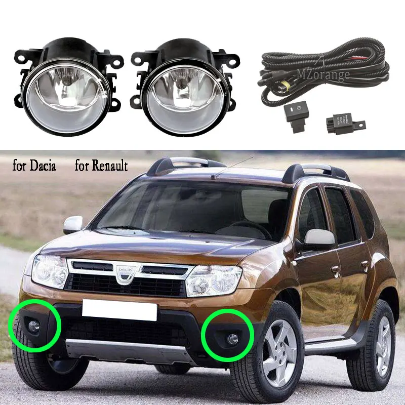 Противотуманные фары для Renault Duster Logan Koleos Clio IV Megane 2/3 Talisman Grand Scenic Sandero светильник для освещения переднего фонаря LED.