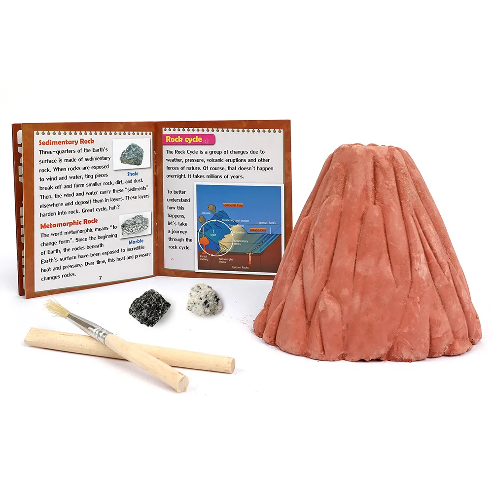 Kids Science Toys DIY Volcano Experiment Kit School Physics Educational for Children 8 Years Boy Physical Gift | Игрушки и хобби