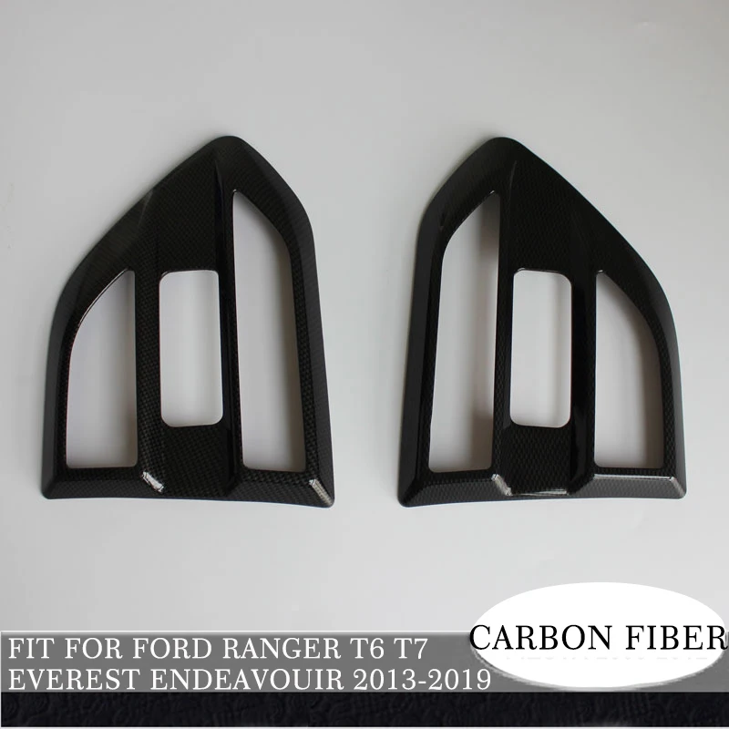 Боковая вентиляционная крышка 2 шт. углеродное волокно АБС пластик автомобильные