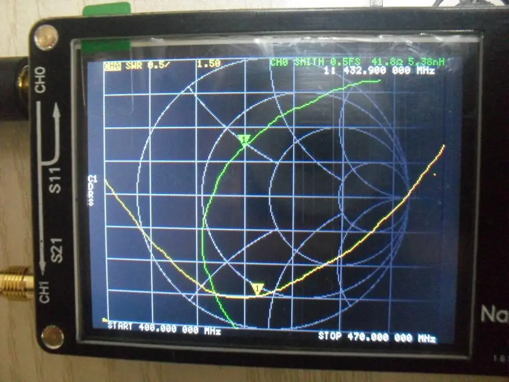 Новый 2 8 дюймовый ЖК дисплей NanoVNA ВЧ ОВЧ UHF UV Векторный анализатор цепей антенна +