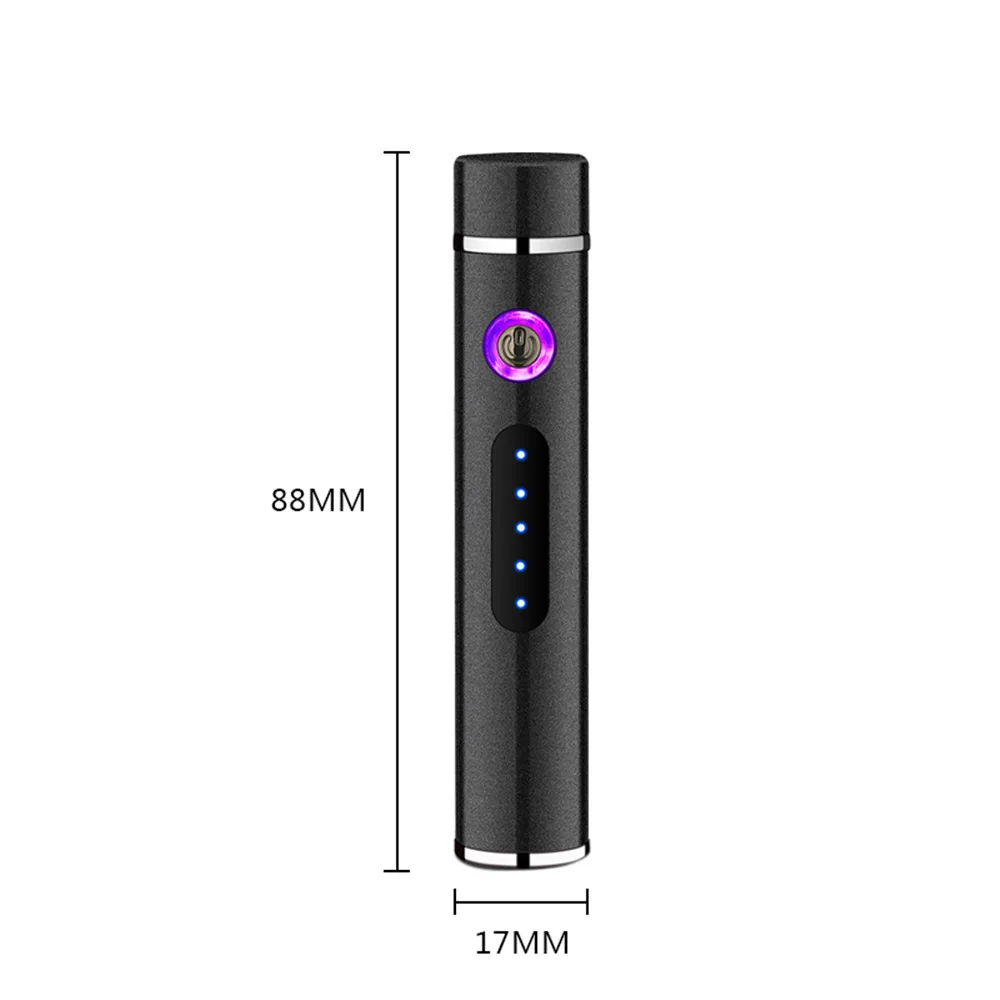 Новая USB Зажигалка зажигалка с двойной дугой ветрозащитная электронная сигарета