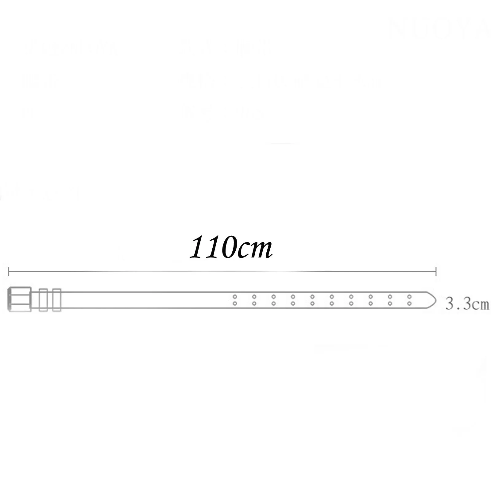 

2pcs New High Quality Belts For Women Waist Support Adjustable Punk Style Double Exhaust Air Eye Women's Belt Black And White