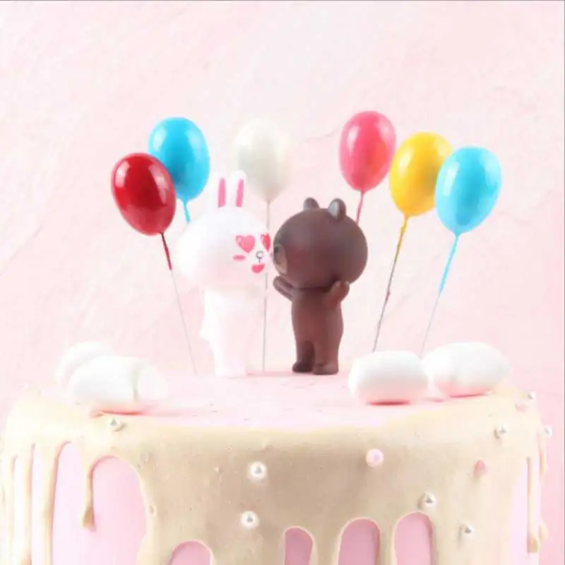 Торт Топпер облако торт флаги день рождения Дети сувениры украшение кекс для