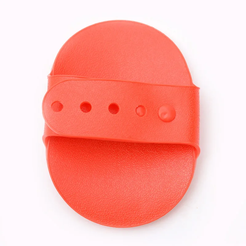 

New round rubber pet bath brush massage brush adjustable dog cleaning gloves oval pet bath brush pet essential supplies