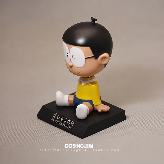 Animation Garage Kid Doraemon Collection Toys: Action Figure PVC Dolls Nobita Nobi Model Decoration Shaking Head Best Gift | Игрушки и