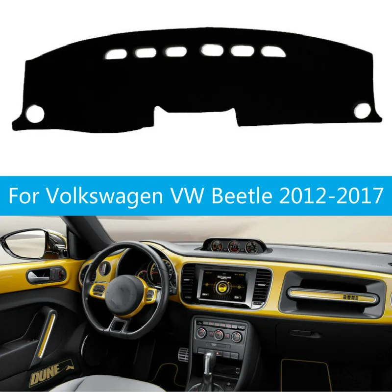 

Car Dashboard Cover Mat Pad Dash Sun Shade Instrument Carpet Accessories For Volkswagen VW Beetle 2012 2013 2014 2015 2016 2017