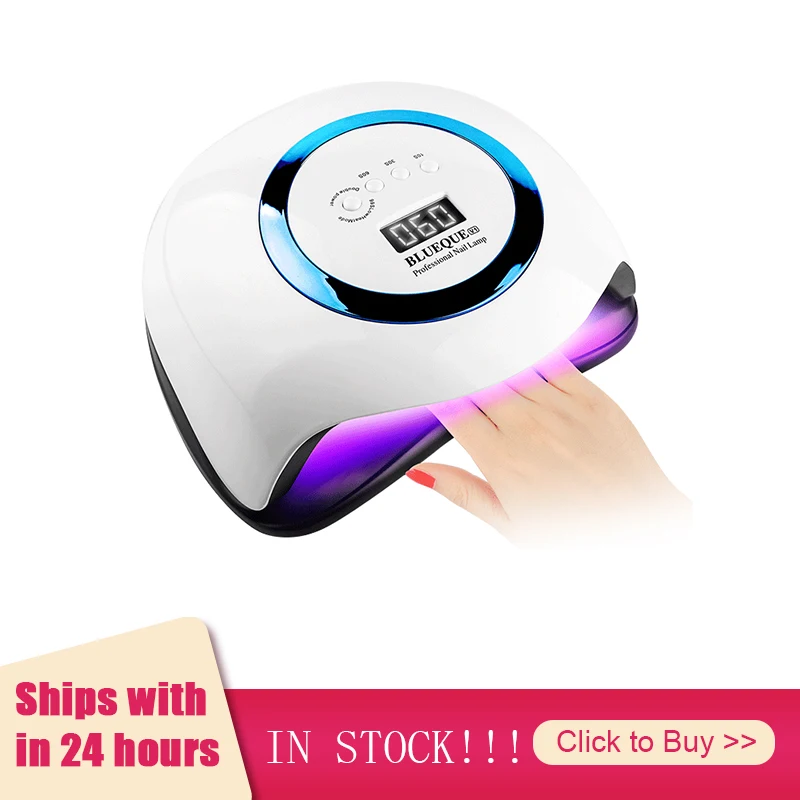 

CE 168W LED Nail Lamp Nail Dryer Dual hands LED UV Lamp For Curing UV Gel Nail Polish With Motion Sensing Manicure Salon Tool