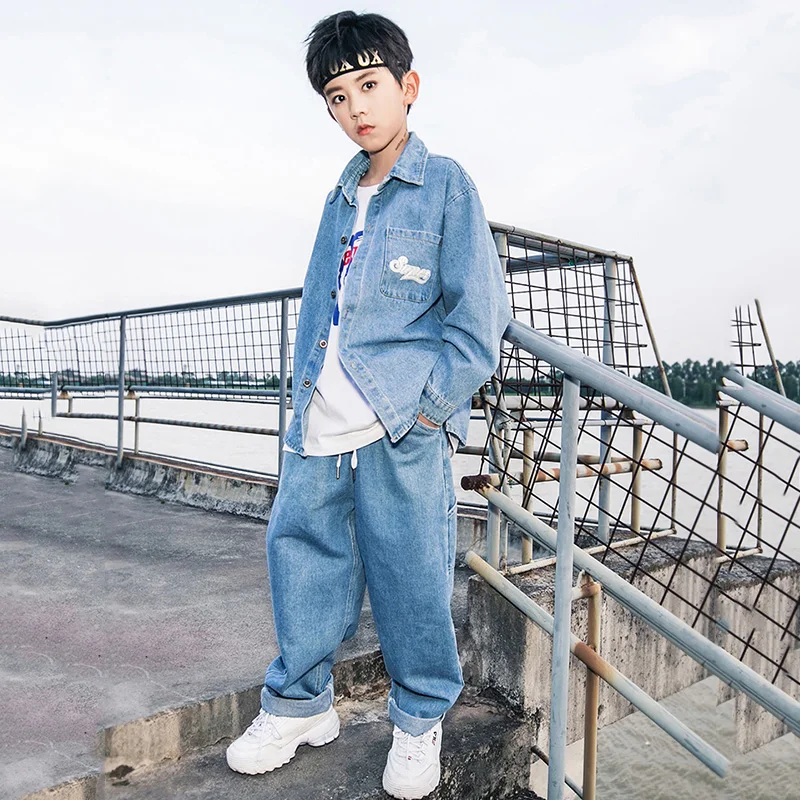 Джазовые танцевальные костюмы для мальчиков одежда в стиле хип-хоп детская