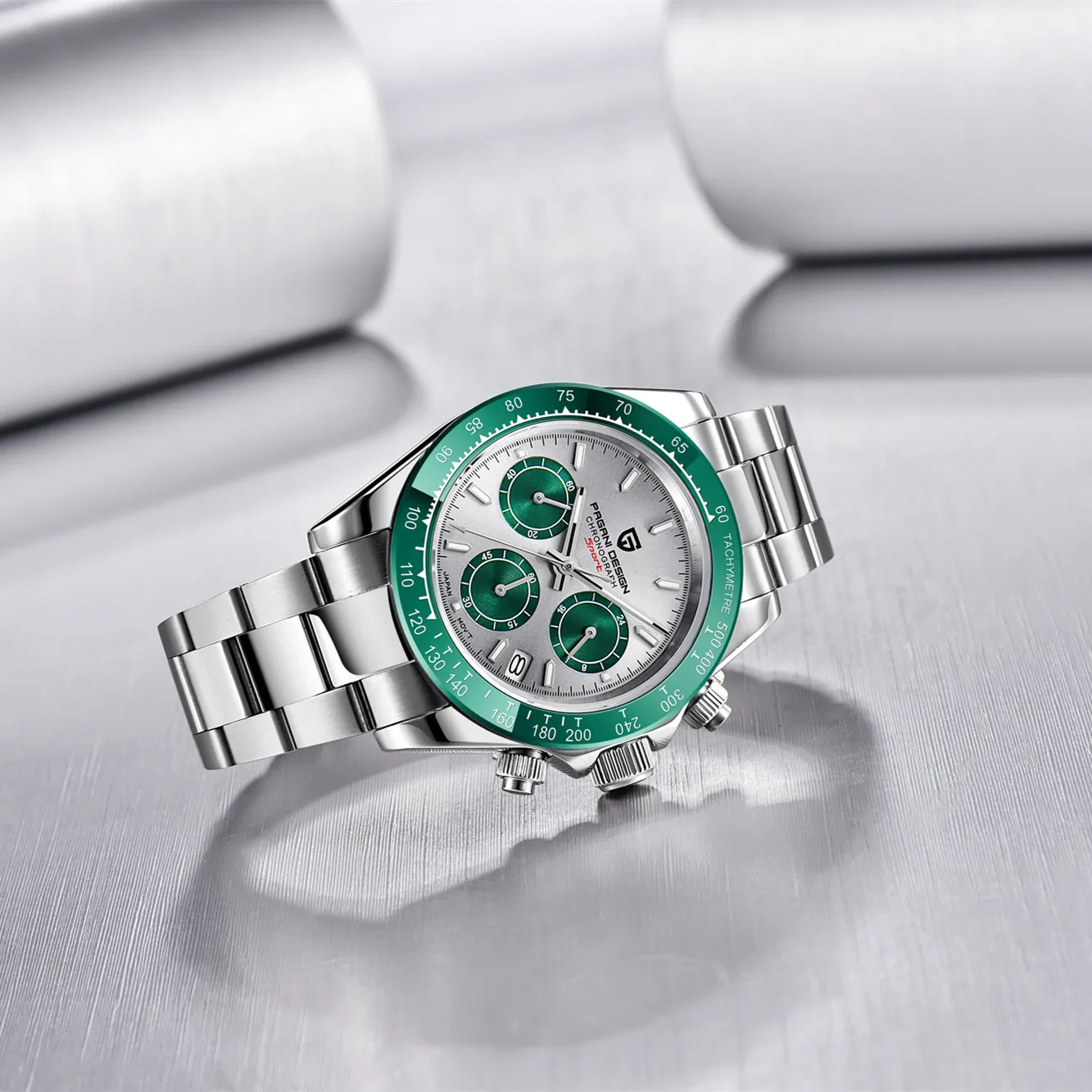 

PAGANI DESIGN Top Brand Luxury Men's watches Sapphire men's quartz watch Stainless Steel Waterproof Business Timing Watch men