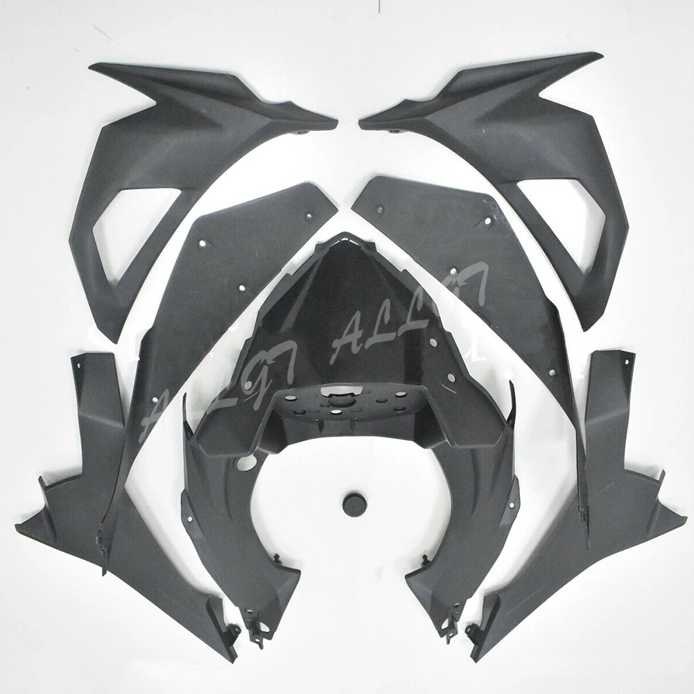 Внутренние крышки Raw черный комплект обтекателей маленький Picese подходит для Kawasaki