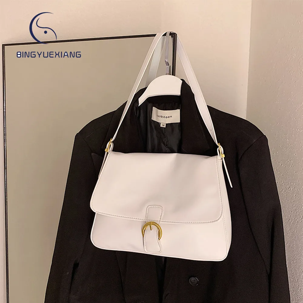 

Soild Color Designer High Quality Leather Ladies Shoulder Bag 2021 New Luxury Women Messenger Bags Fashion Women's Travel Bag