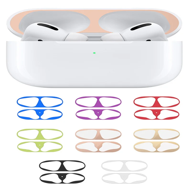 

Dust-proof Scratchproof Sticker For AirPods 1 2 Sticker Dust Guard Protective Earphone Film For Apple AirPods 2 1 Cover Stickers