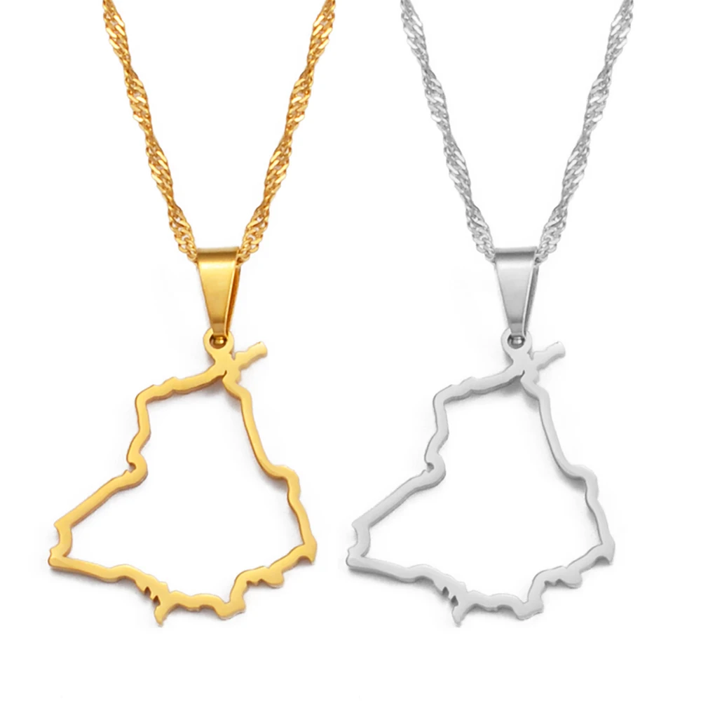 

Anniyo Punjab State India Map Pendant Neckalces Outline Jewelry #212721