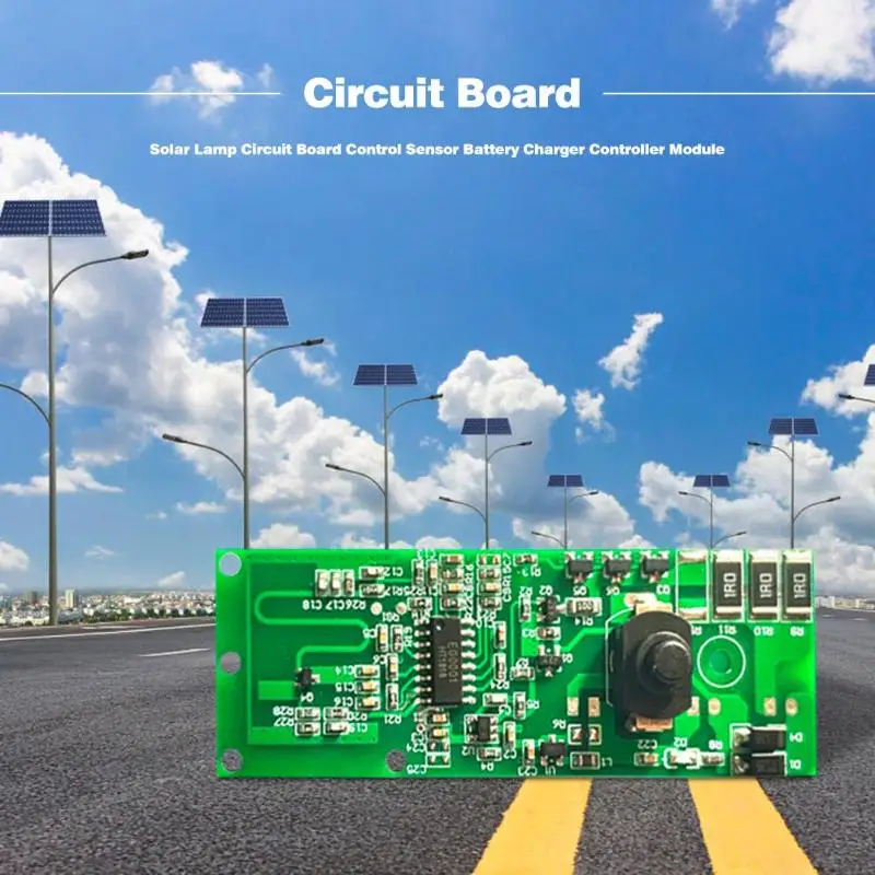 3 2 V 7 датчик движения Солнечный настенный светильник PCB солнечный Управление