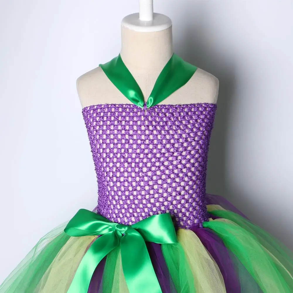 Платье-пачка Ариэль для девочек фатиновое платье принцессы косплея маленькой