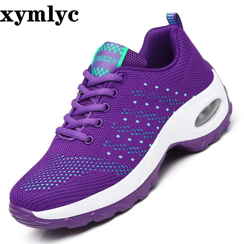 

2020 Fashion Autumn Women Platform Shoes Woman lady Flats Fall Casual Black Ballet Shoes Comfort Sock Slip On Dance Shoes