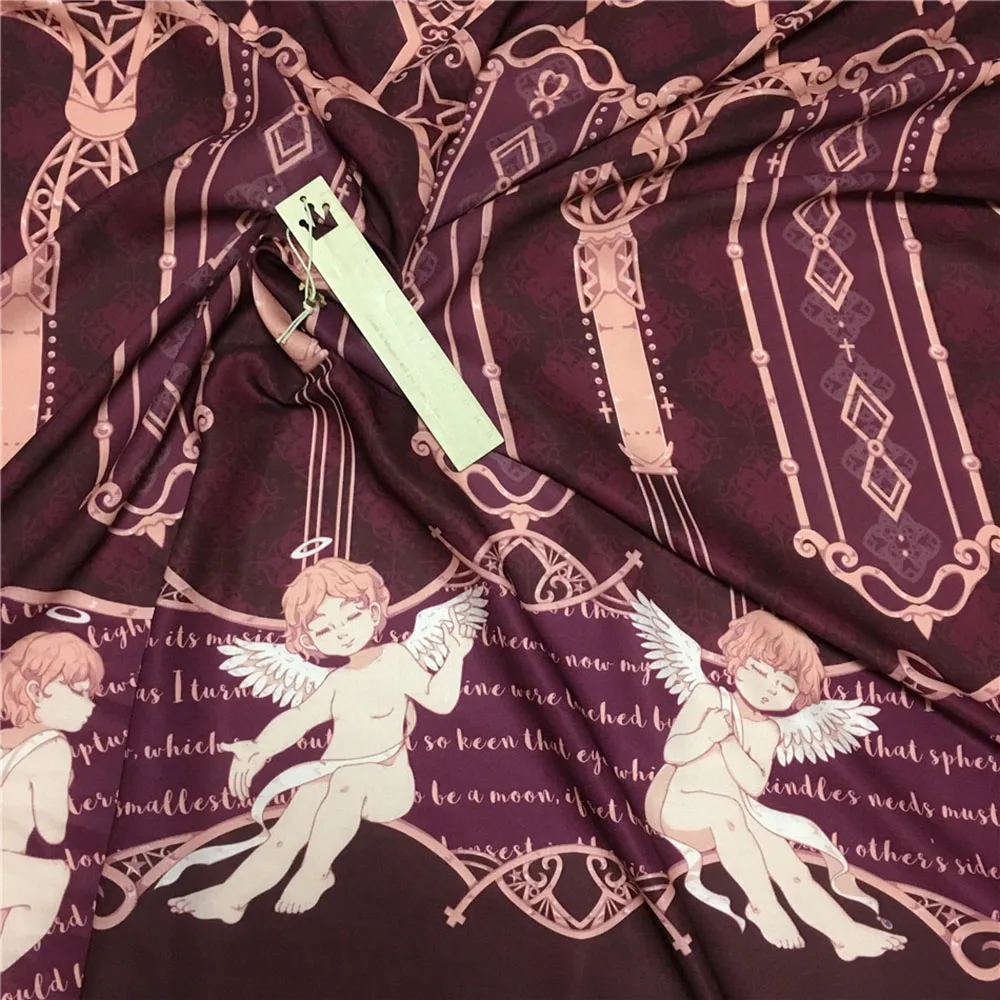 X см текстильная ткань с принтом сына Венеры из полиэстера лоскутное шитье для