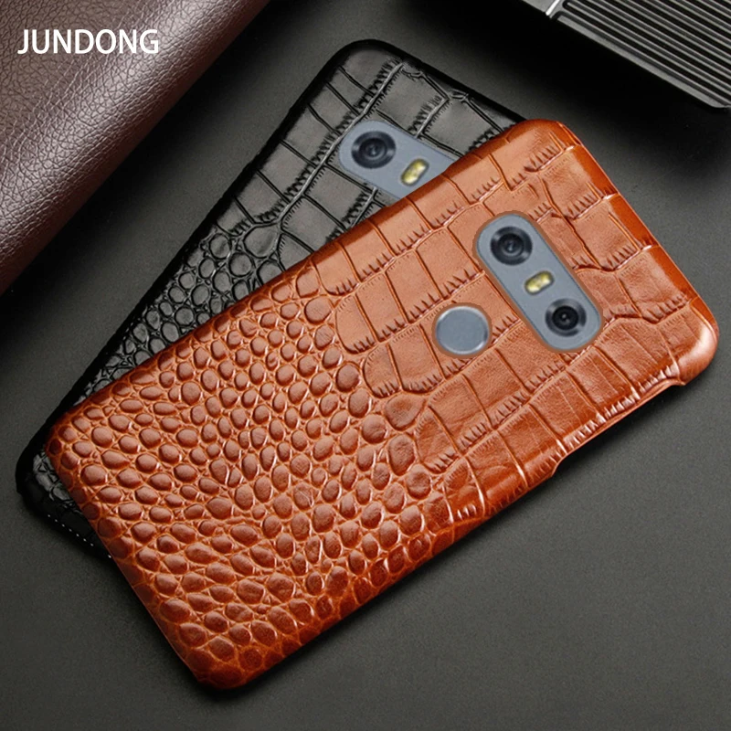 

Leather Phone Case For LG V10 V20 V30 V30s V40 V50 G3 G4 G5 G6 G7 G8 G8s Q6 Q7 Q8 ThinQ Crcodile Texture Luxury Cowhide Cover