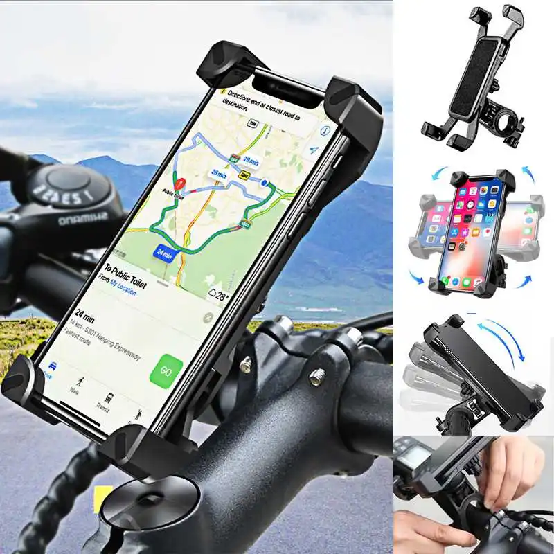 

Mobile Phone Bicycle Holder Stand For Cell Phone Smartphone Bike Holder Support Motorcycle Mobile Holder