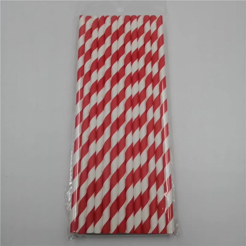 25 шт красный розовый бумажные соломинки дети счастливый день рождения Детские