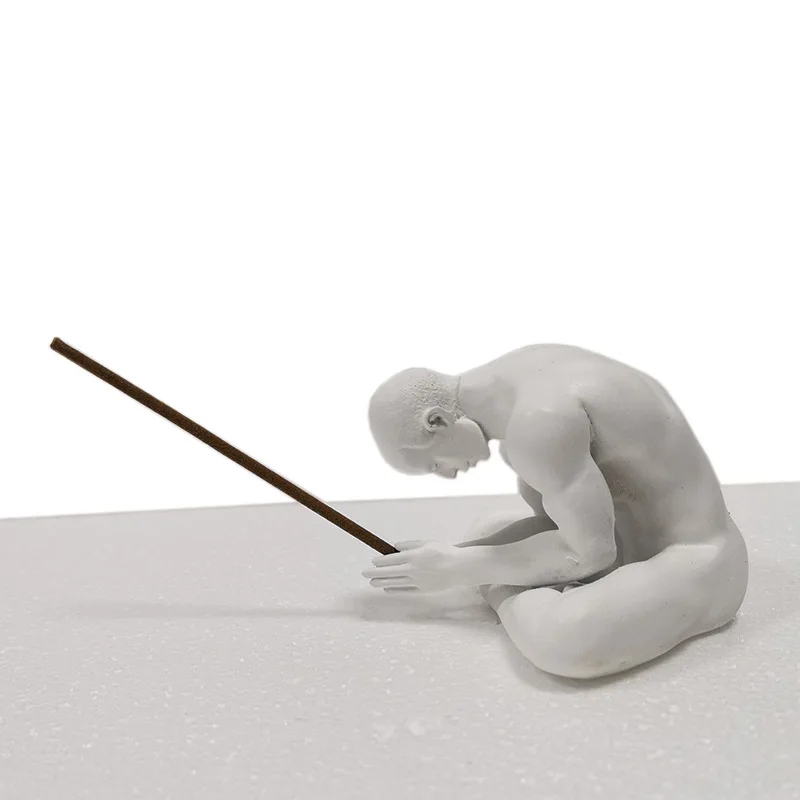 

1 Pcs Resin Incense Yoga Burner Fragrance Holder Censer Creative Aromatherapy Smoke Living Room Decoration Desktop Ornaments