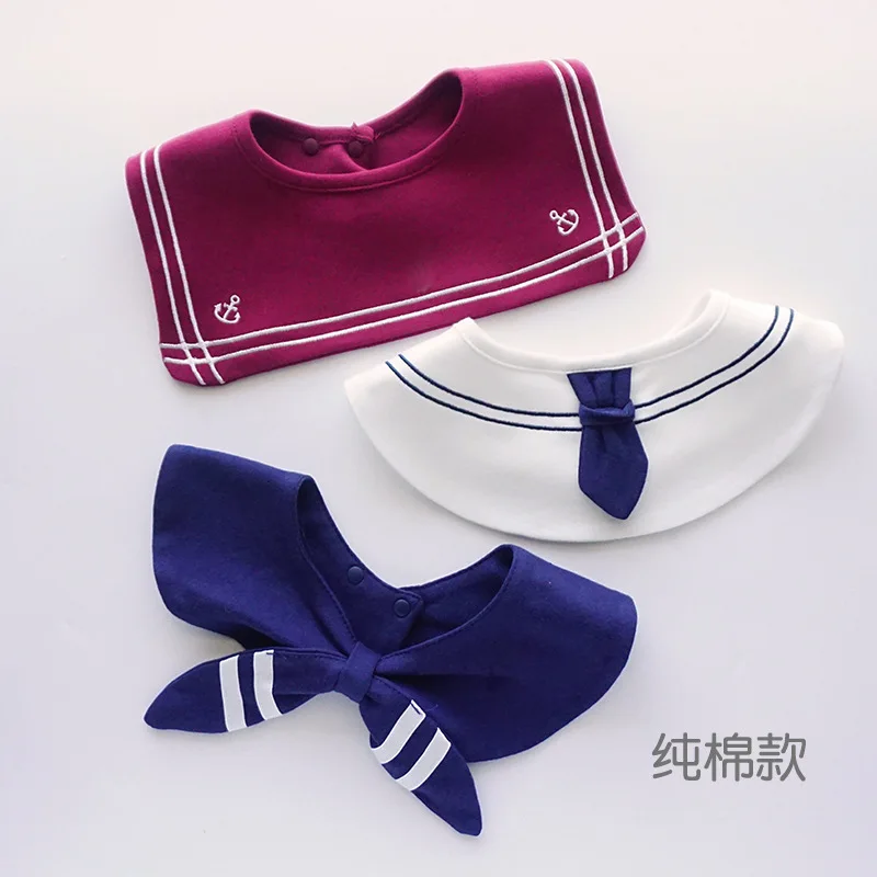 3 шт./комплект Детские хлопковые нагрудники с вышивкой| |