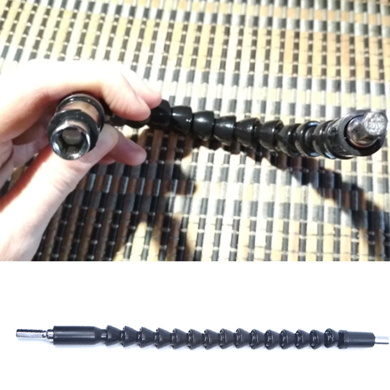 

1/3/5pcs 295mm Flexible Shaft Extension Screwdriver Drill Bit Holder Link for Electronic Drill Extend Rod Impact Power Tool