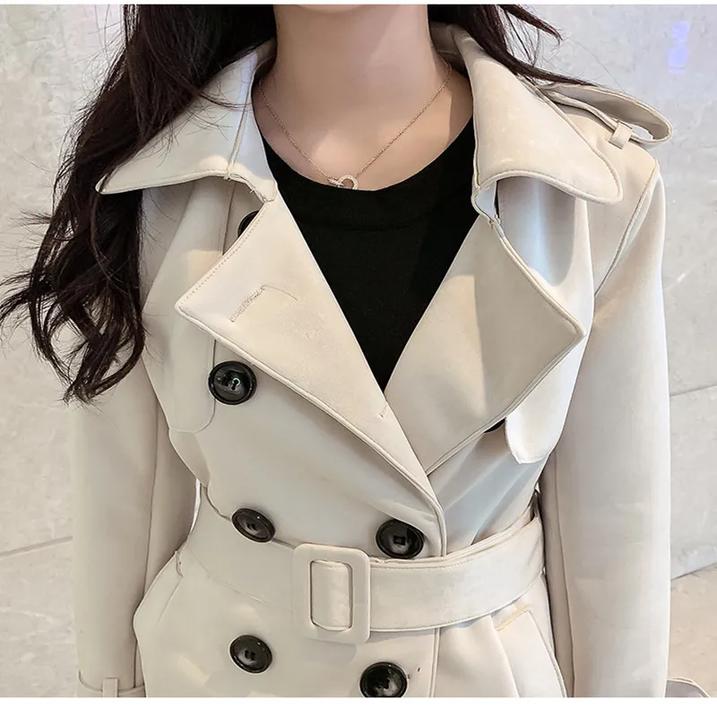2019 пальто для женщин двубортное приталенное длинное весеннее Casaco Feminino Abrigos Mujer