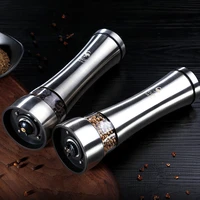 stainless steel electric pepper salt spice mill grinder seasoning kitchen tools grinding for cooking restaurants