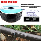 Оптовая продажа, капельная лента 1000 мрулон 16 мм, сельскохозяйственное Капельное орошение лента, шланг для теплицы под пленкой