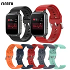 Мягкий силиконовый спортивный ремешок FIFATA для умных часов Xiaomi Haylou Solar LS01, сменный ремешок для часов Xiaomi Haylou LS01
