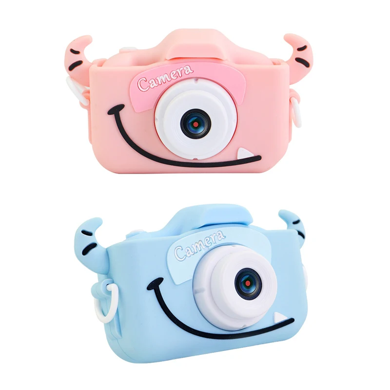 

USB Charging Front and Rear Dual 2000W HD Children Camera Mini Cartoon Toy Photo Camera Video Baby Digital Camera