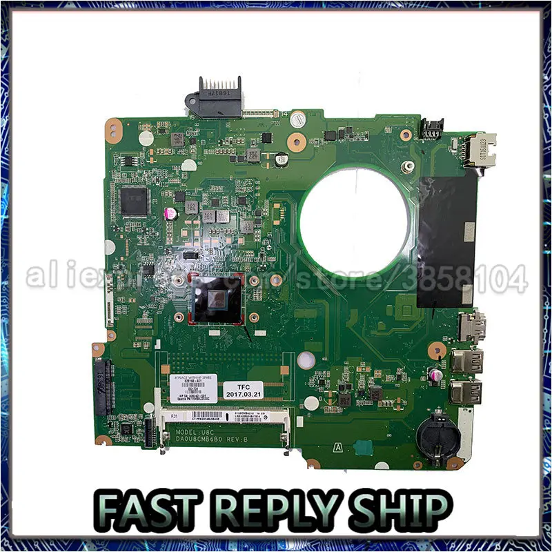 Материнская плата SHELI для ноутбука HP 15-F U8C 828168-601 828343-601 материнская DA0U8CMB6B0 rev b N3050