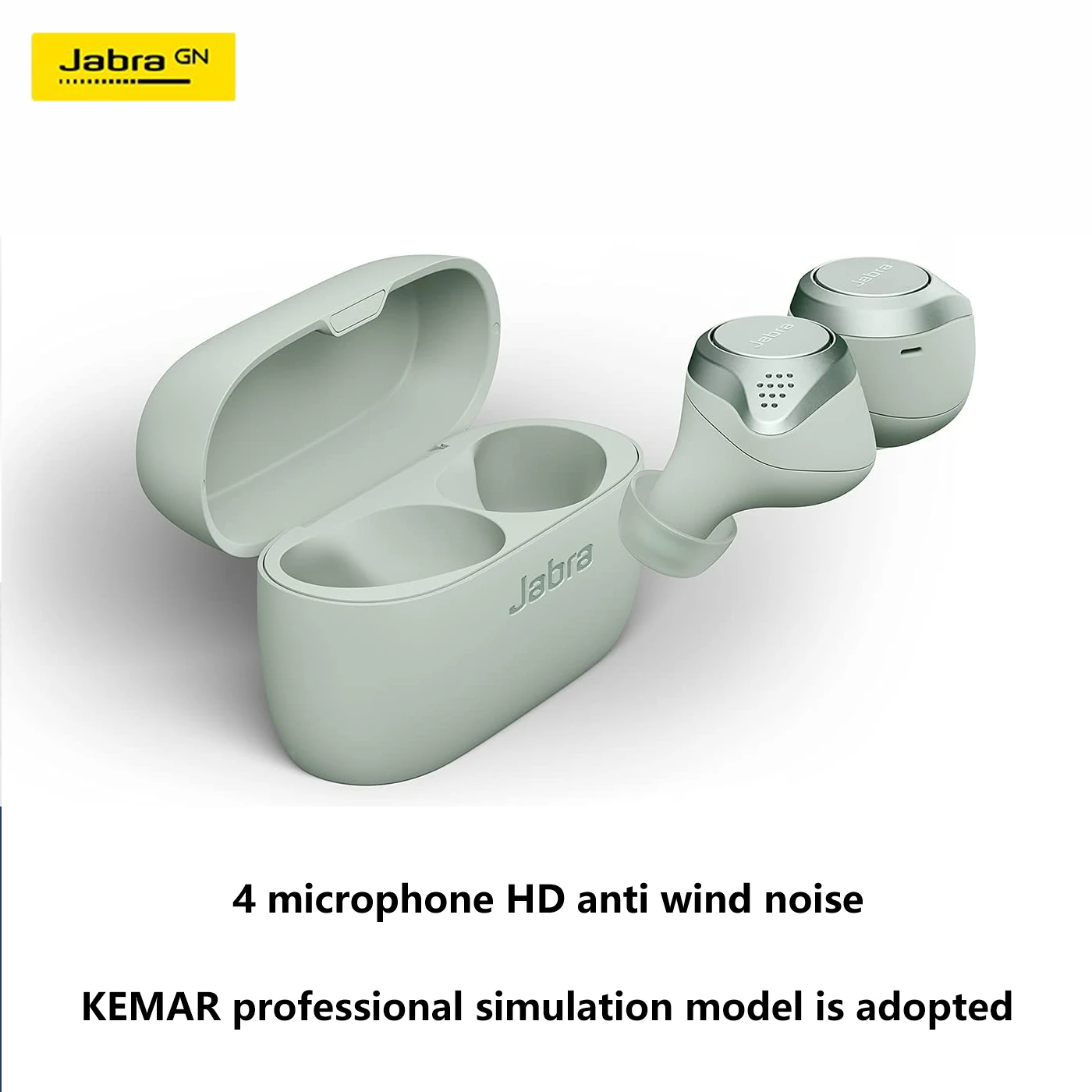 Беспроводные Bluetooth наушники Jabra Elite 75T спортивные Hi-Fi с костной проводимостью IP55